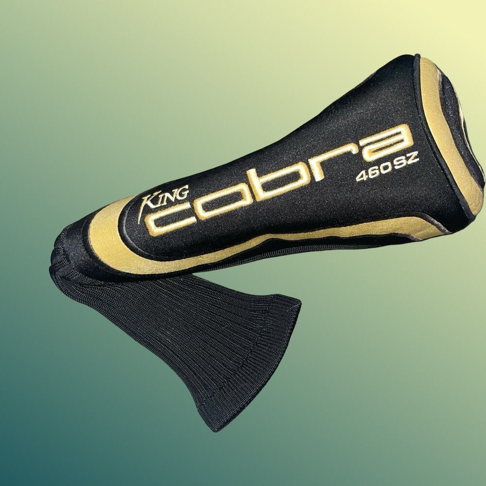 King Cobra Speed Fairway Wood Headcover Black Gold #5 Cover Knit Sock OEM Dial